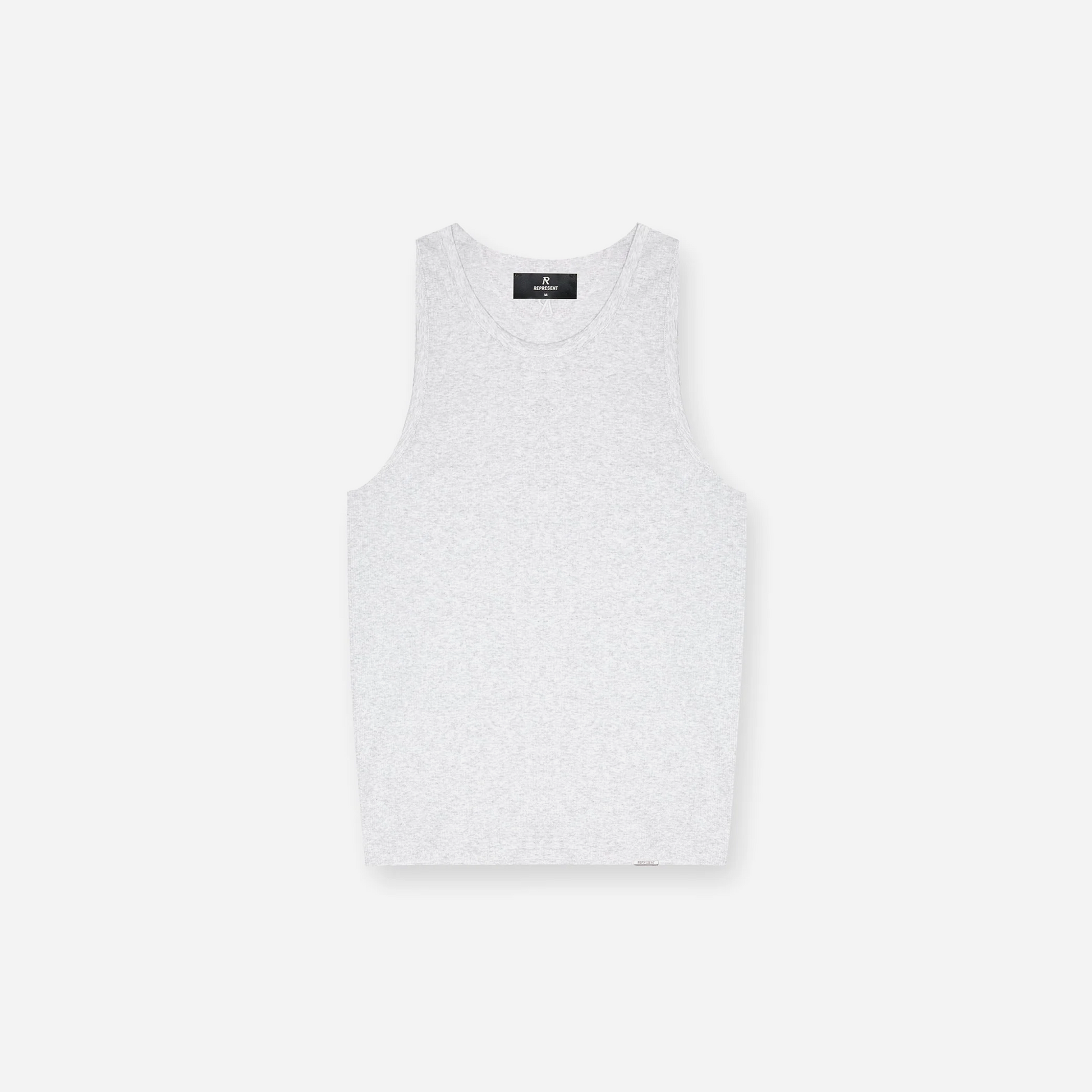 REPRESENT SS25 Initial Rib Vest Ice Grey Marl