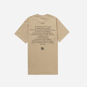 Supreme Coporation Fuck Tee Khaki