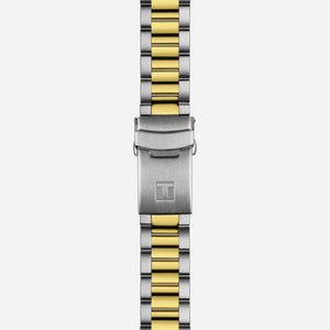 Tissot Seastar 1000 Quartz GMT Black Dial Two-Tone Stainless Steel Bracelet 40mm