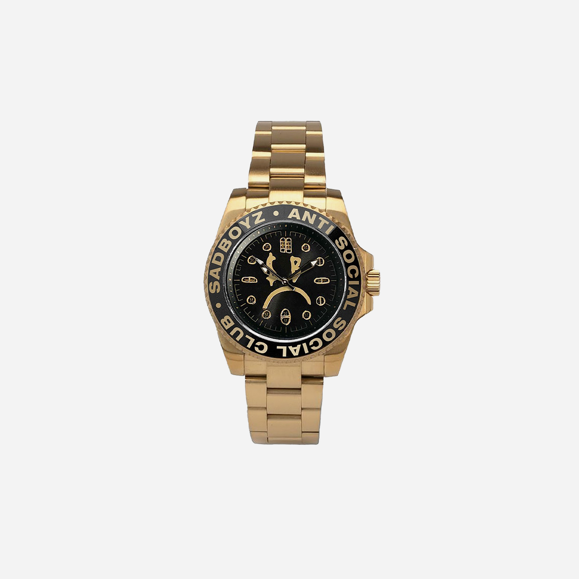Sad Boyz x Anti Social Social Club 42mm Gold Watch