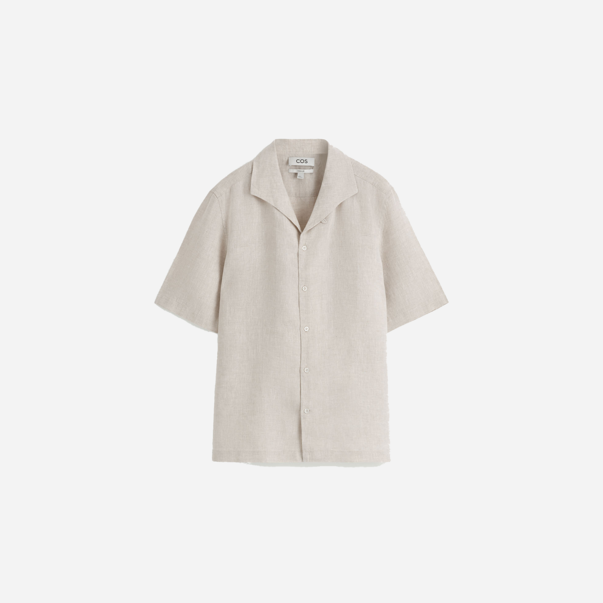 Cos Linen Short-Sleeved Shirt