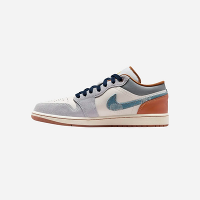 Nike Jordan 1 Low SE Phantom Repaired Denim Swoosh