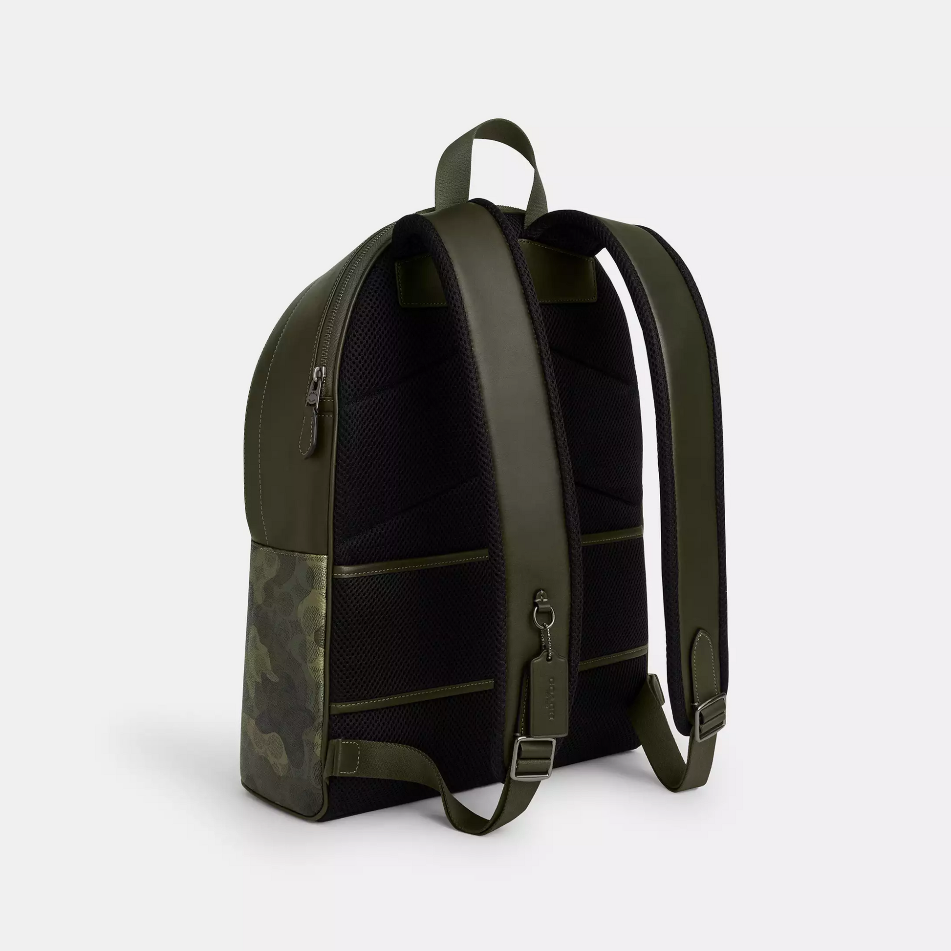 Coach West Backpack In Signature Camo Print signature canvas/Qb/Dark Shamrock Multi