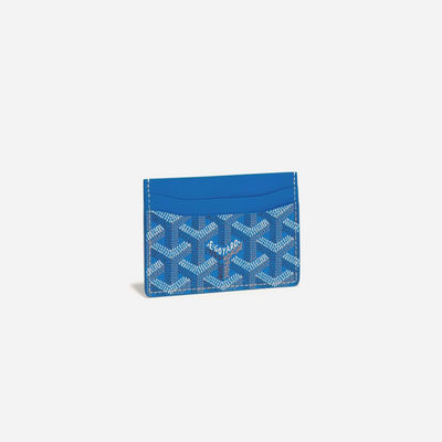 Goyard Saint-Sulpice Card Wallet Sky Blue