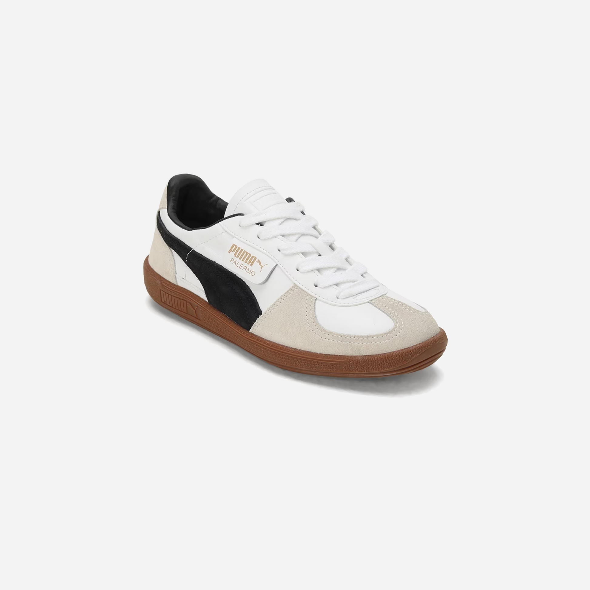 Puma Palermo Leather White Vapor Grey Gum