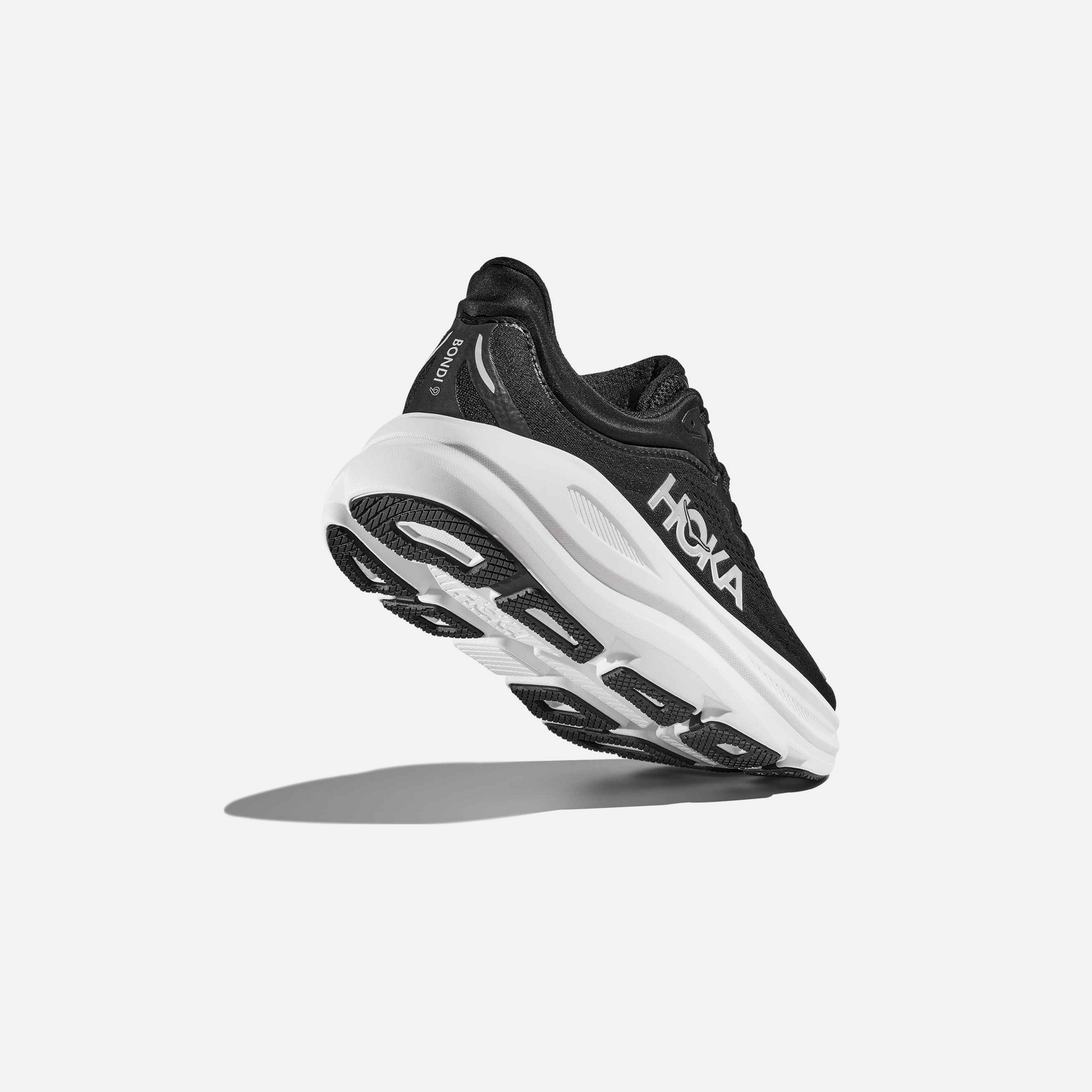 Hoka Bondi 9 Black White Regular WMNS