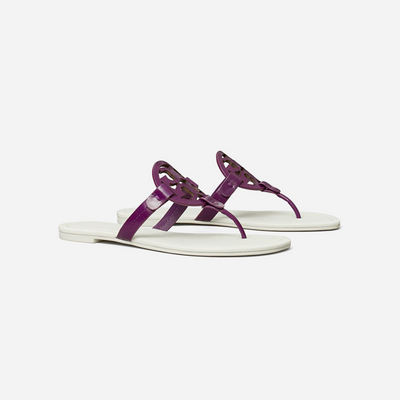 Tory Burch Miller Sandal Violet Wave/ Blanc