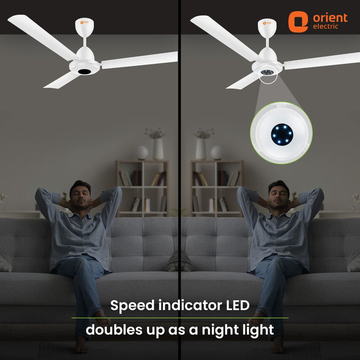 1200mm I-Falcon BLDC Ceiling Fan With Remote & LED Light