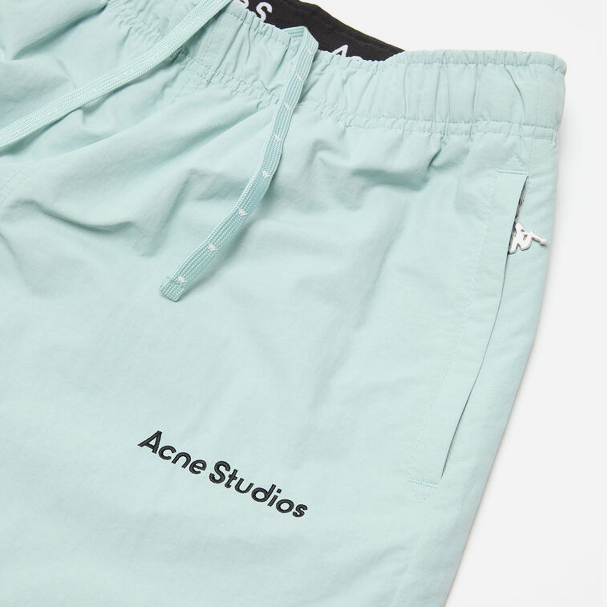 Acne Studios X Kappa Relaxed Fit Shorts Blue