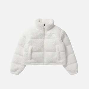 The North Face High Pile Nuptse Jacket 'White'