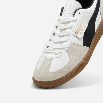 Puma Palermo Leather White Vapor Grey Gum