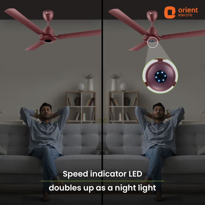 1200mm I-Falcon BLDC Ceiling Fan With Remote & LED Light