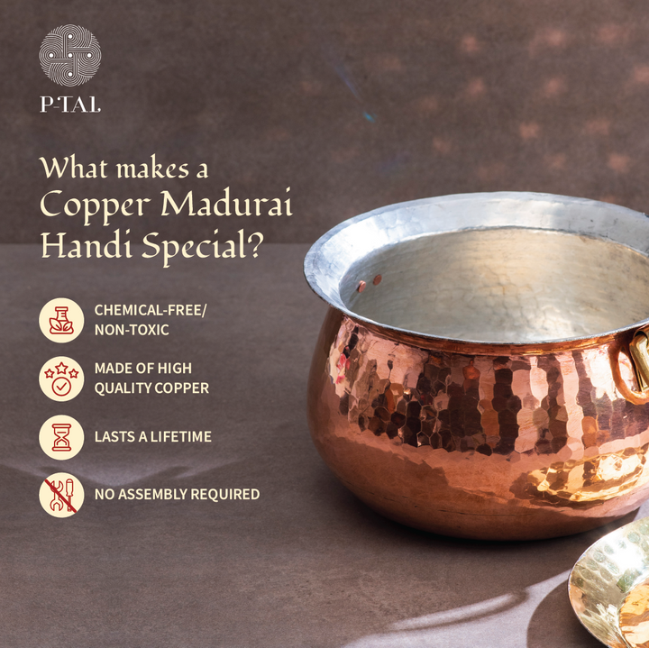 Copper Madurai Handi