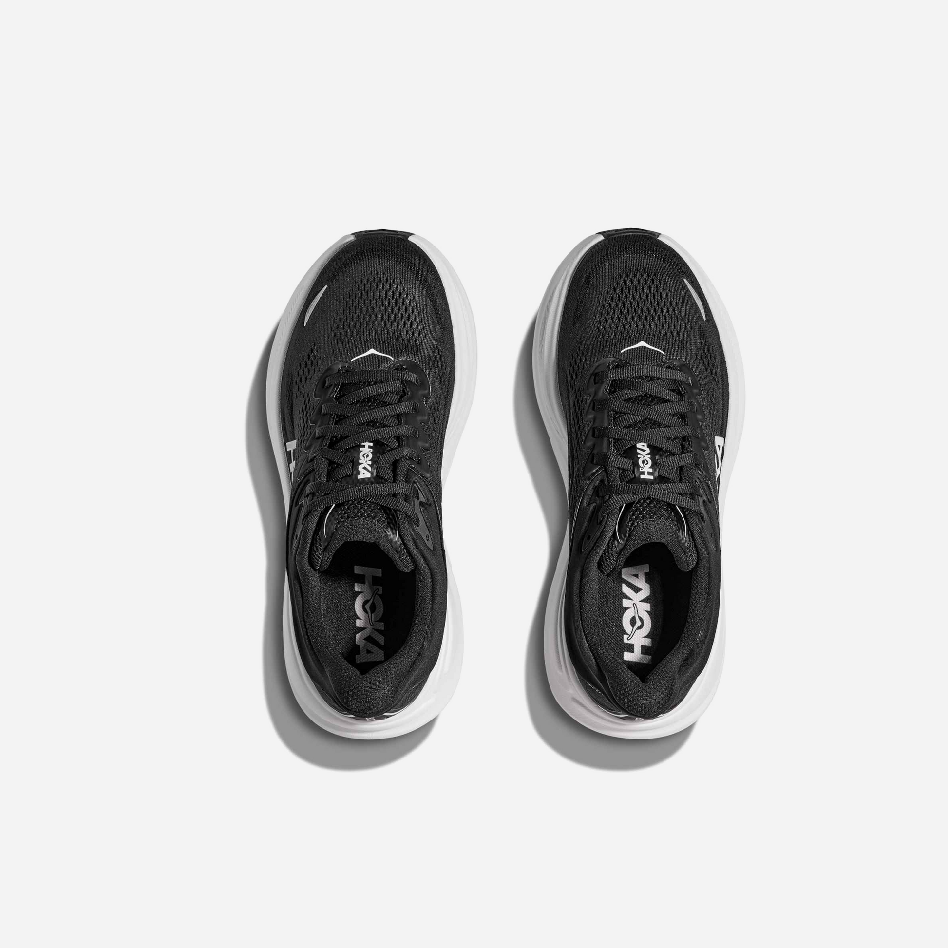Hoka Bondi 9 Black White Regular WMNS