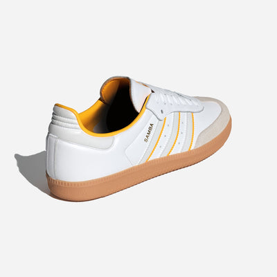 Adidas Samba Cloud White Crystal White Crew Yellow