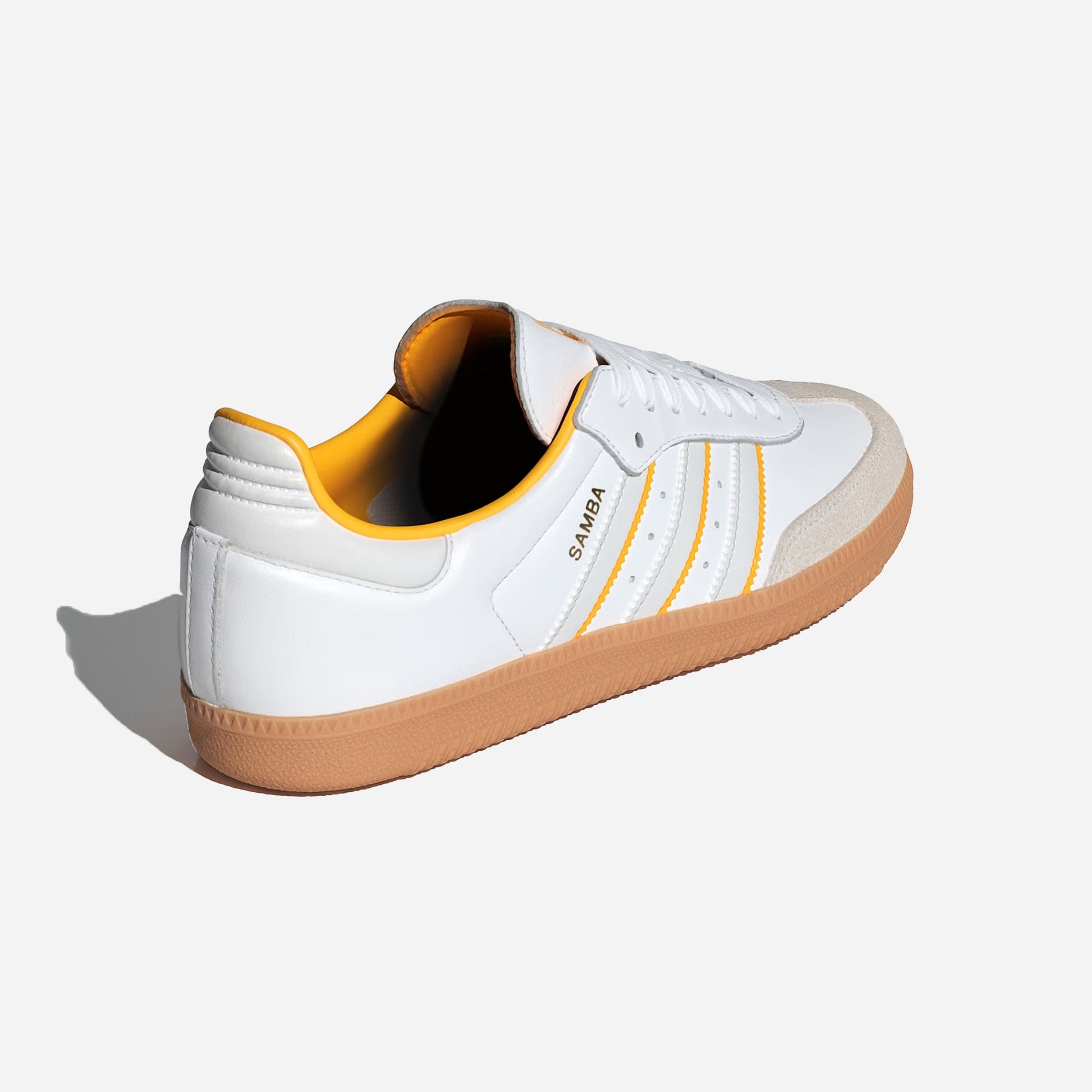 Adidas Samba Cloud White Crystal White Crew Yellow