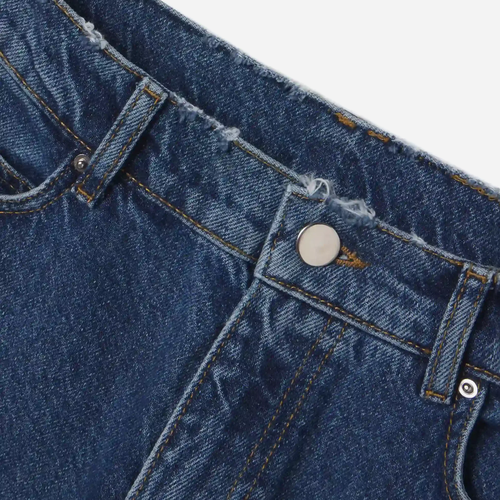 KHY Classic Straight Leg Denim Medium Wash