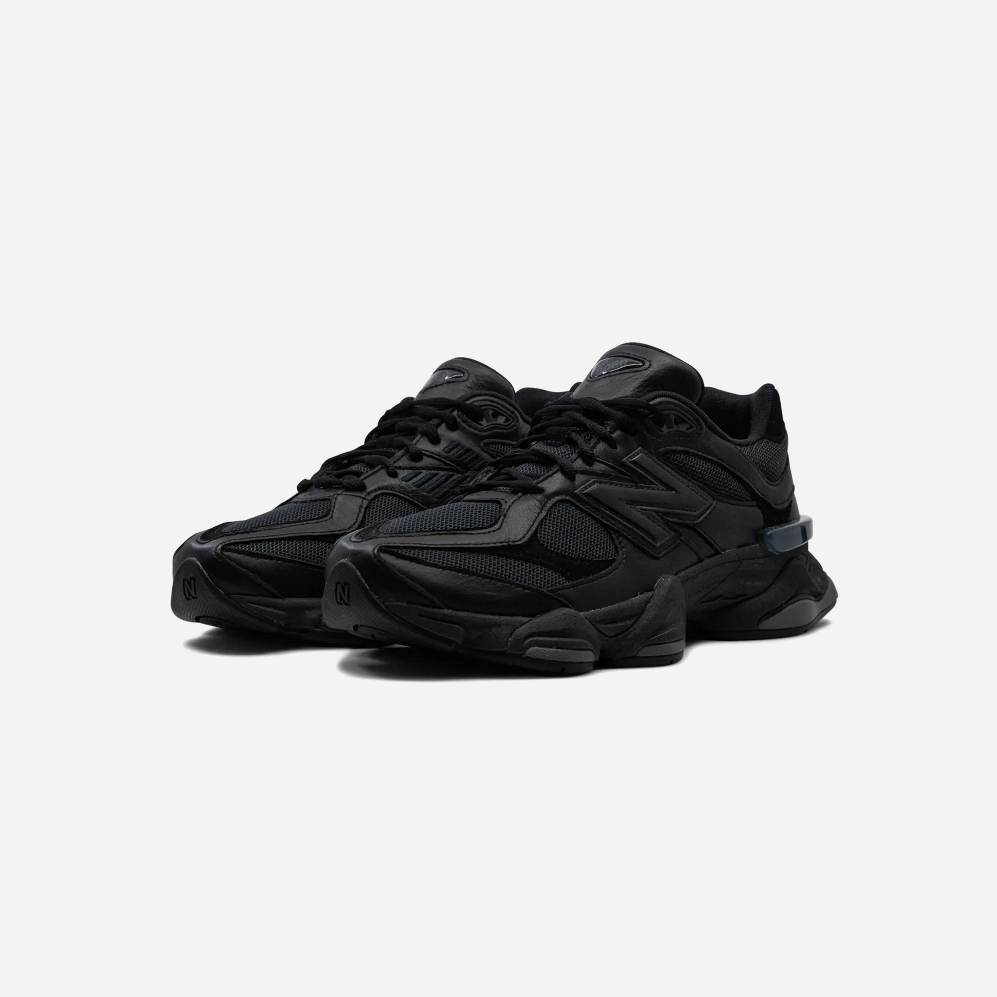 New Balance 9060 Triple Black Leather