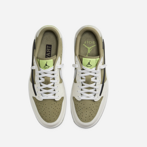 JORDAN 1 RETRO LOW GOLF TRAVIS SCOTT NEUTRAL OLIVE