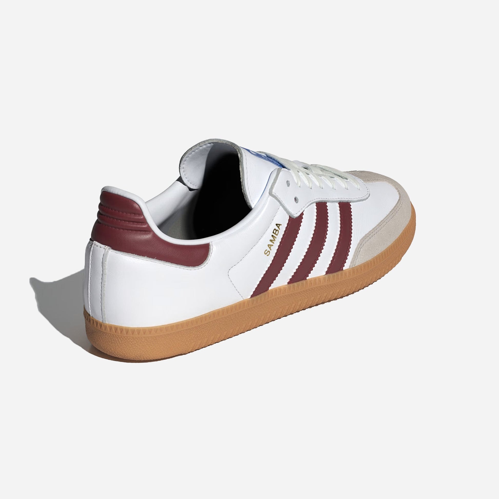 Adidas Samba OG Cloud White Collegiate Burgundy Gum