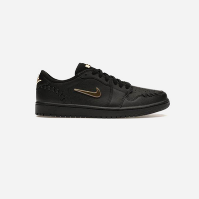 Nike Air Jordan 1 Low Method of Make Black Metallic Gold WMNS