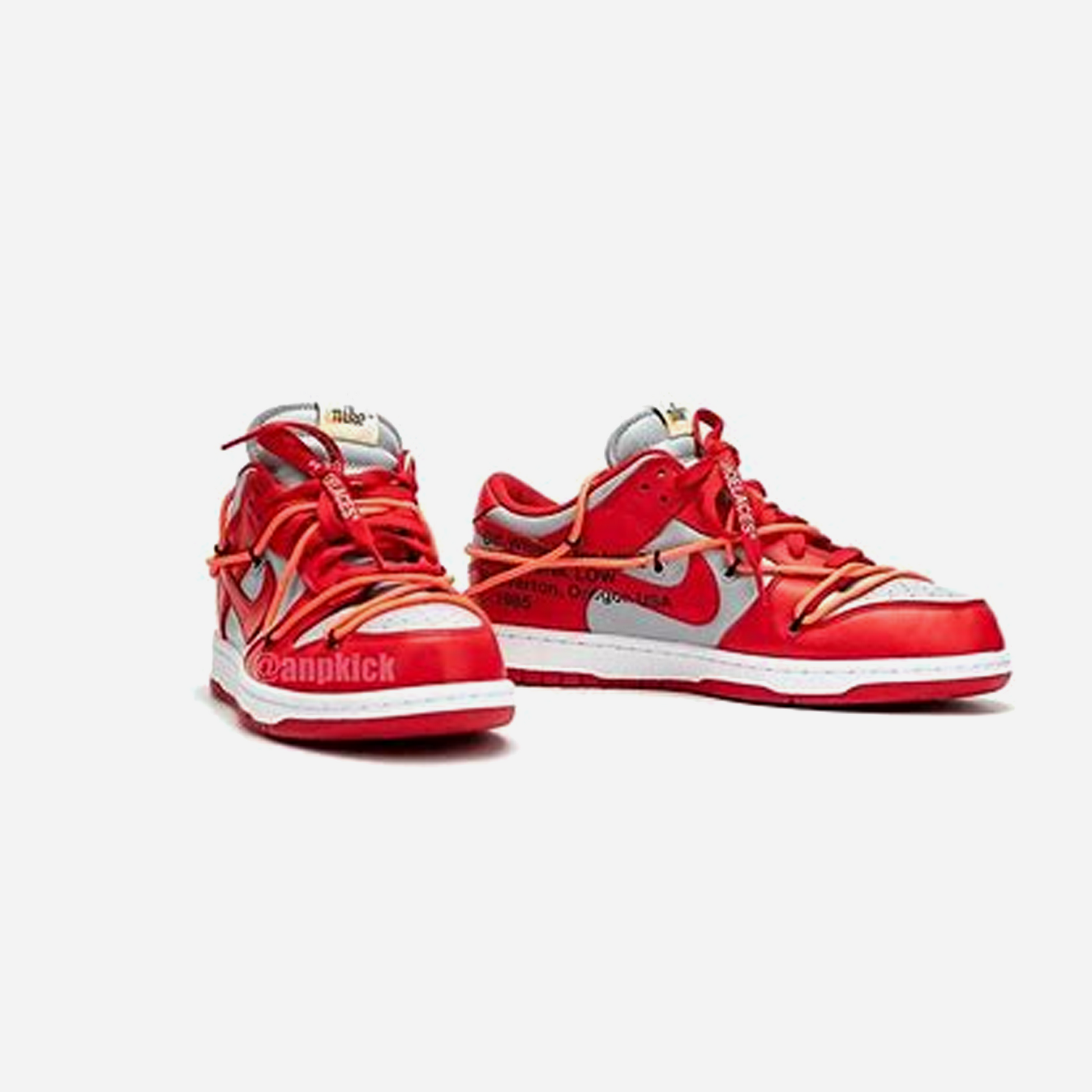DUNK LOW OFF-WHITE UNIVERSITY RED