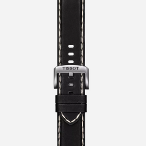 Tissot Chrono XL Anthracite Dial Black Leather Strap 45mm