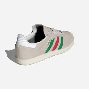 Adidas Samba Crystal White Green Better Scarlet