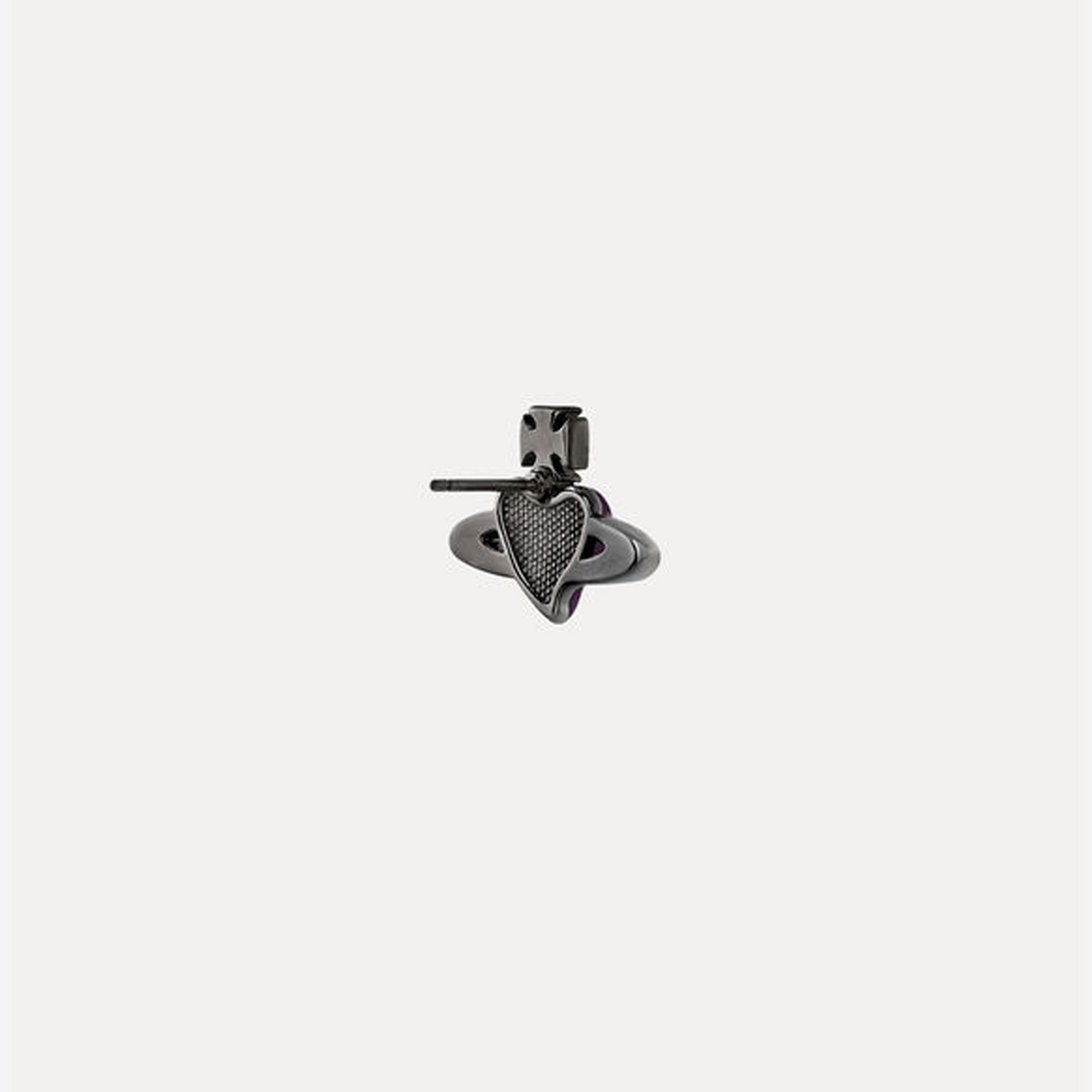 Vivienne Westwood Man. Diamante Heart Single Stud