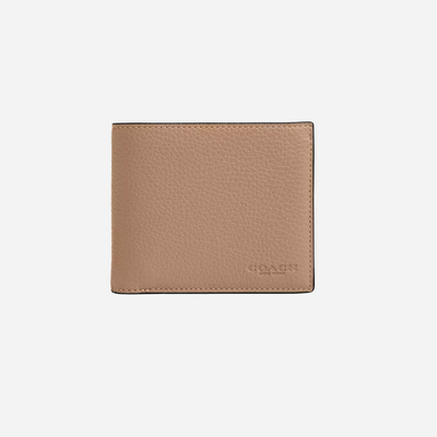 Coach 3 In 1 Wallet pebbled leather/Taupe