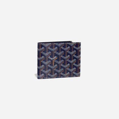 Goyard Victoire Wallet Navy Blue