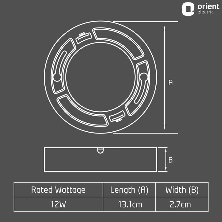 Rimless LED Surface Panel Light | Wide Voltage Operation | BIS Certified 