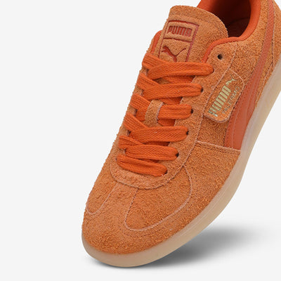 Puma Palermo Hairy Unisex Sneakers Bright Melon Maple Syrup