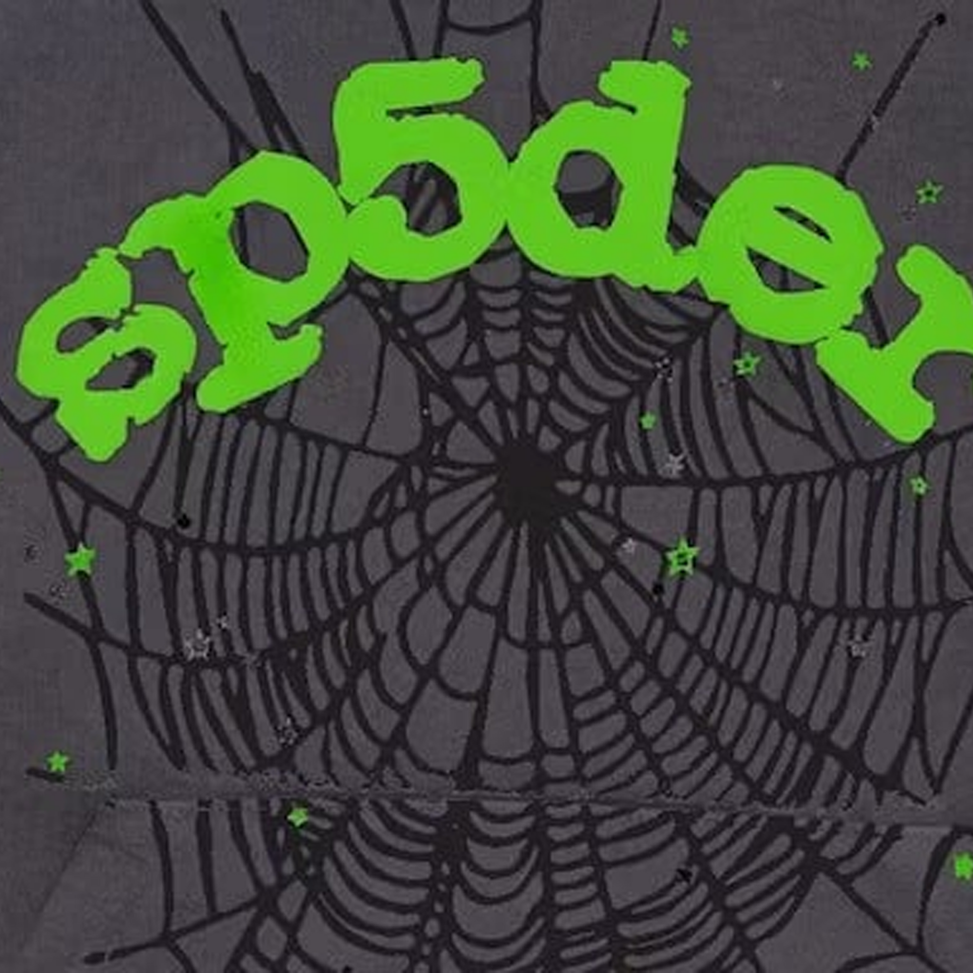 Sp5der Wait Web Hoodie Slate Grey