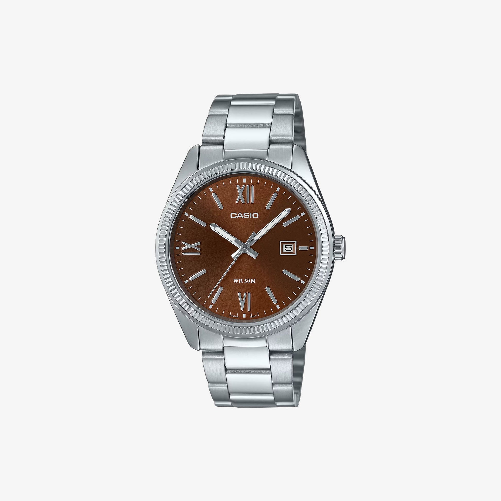 Casio Enticer Brown Dial Analog Watch