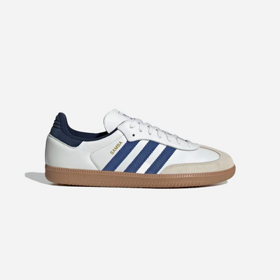 Adidas Samba OG Shoes Core White Royal Blue Night Indigo