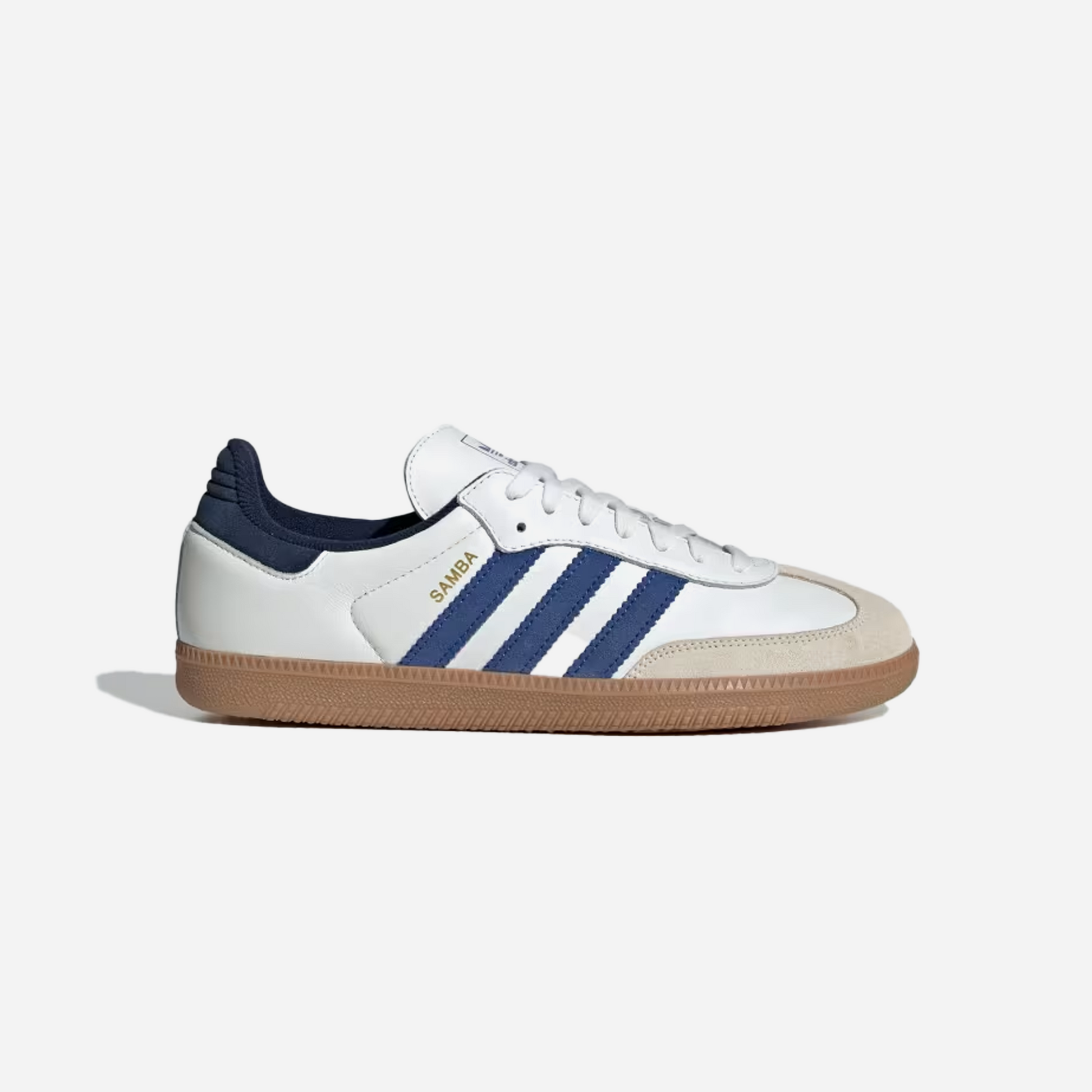 Adidas Samba OG Shoes Core White Royal Blue Night Indigo
