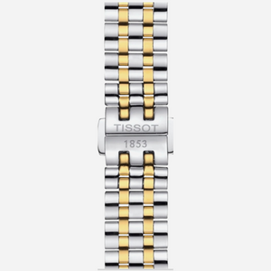 Tissot Carson Premium Automatic Lady Silver Dial Two-Tone Stainless Steel Bracelet 30mm