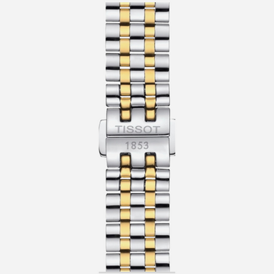 Tissot Carson Premium Automatic Lady Silver Dial Two-Tone Stainless Steel Bracelet 30mm
