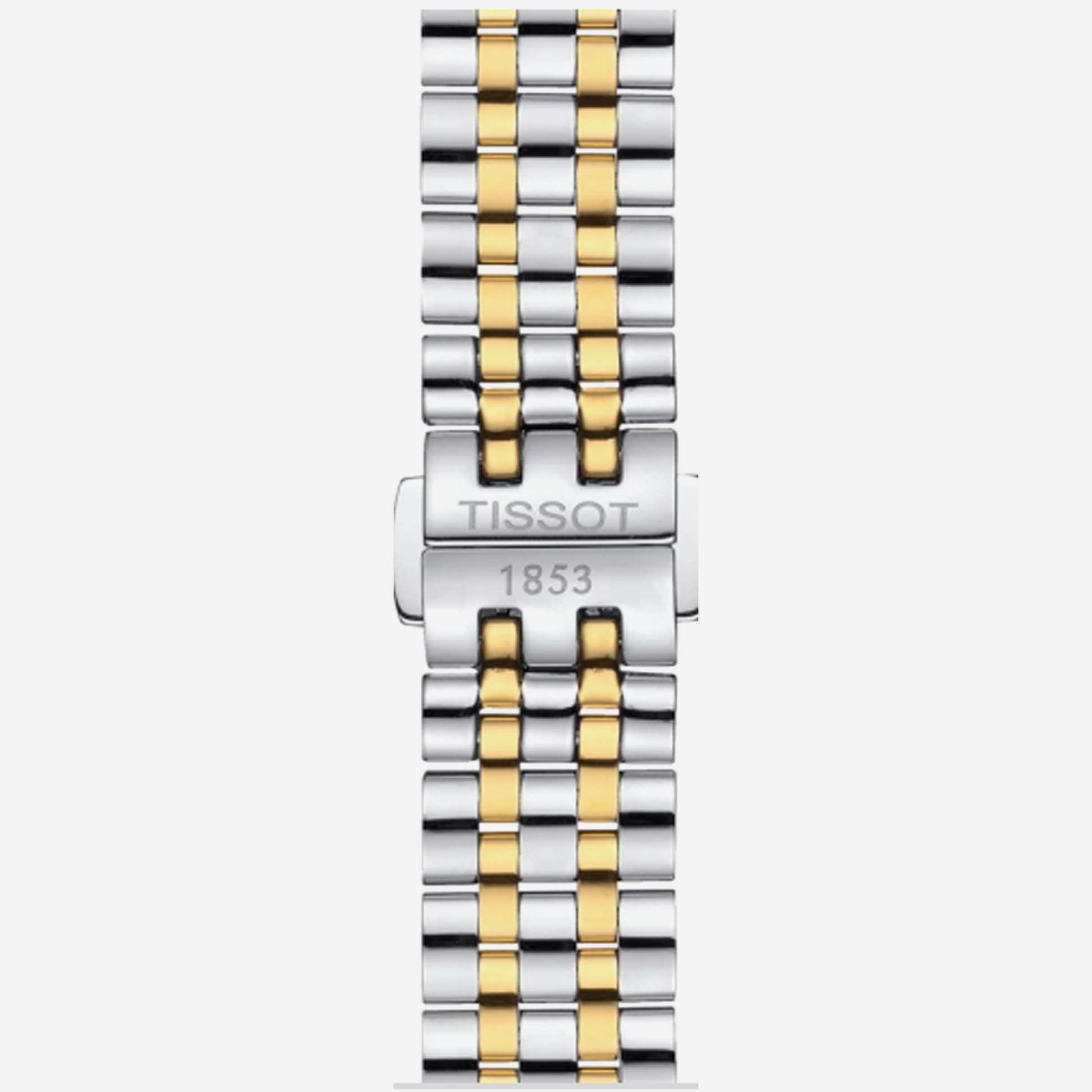 Tissot Carson Premium Automatic Lady Silver Dial Two-Tone Stainless Steel Bracelet 30mm