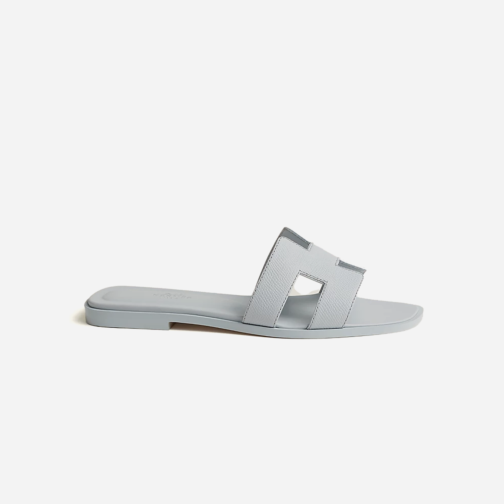 Hermes Oran sandal Bleu Glacier