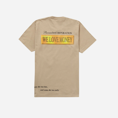 Supreme Corporation Money Tee Khaki