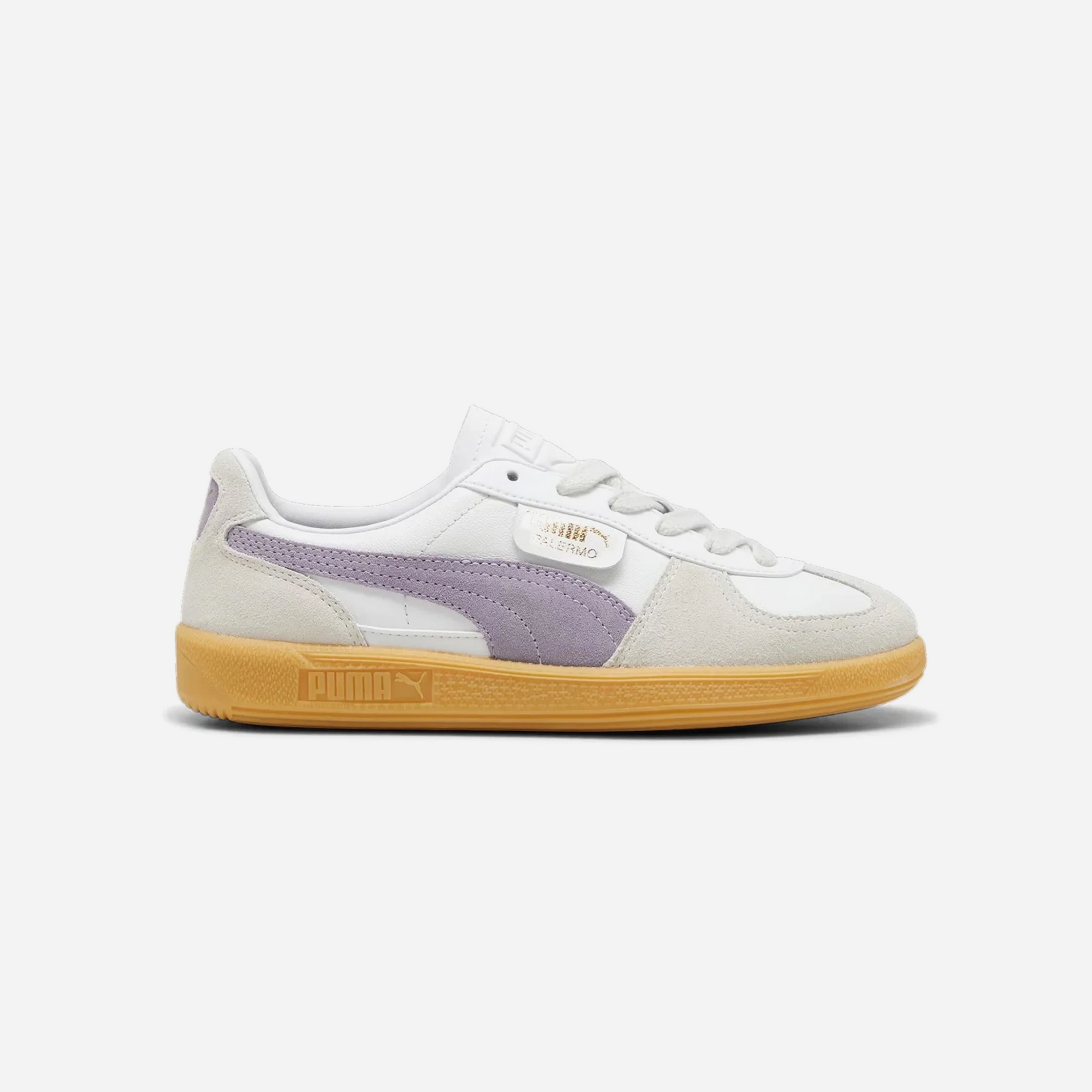Puma Palermo Lth Unisex Sneakers White Pale Plum Gum