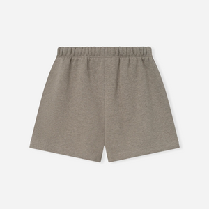 Fear Of God Essentials SS25 Womens Classic Fleece Sweatshort- Homestead Heather
