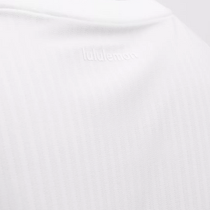LULULEMON Striped UV-Protective Mesh Tennis T-Shirt