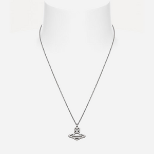 Vivienne Westwood Man. Trudy Pendant Necklace White Cz