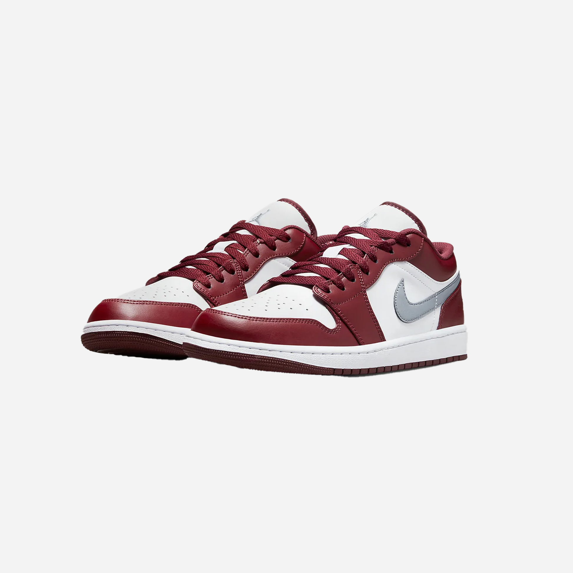 Nike Air Jordan 1 Low White Bordeaux