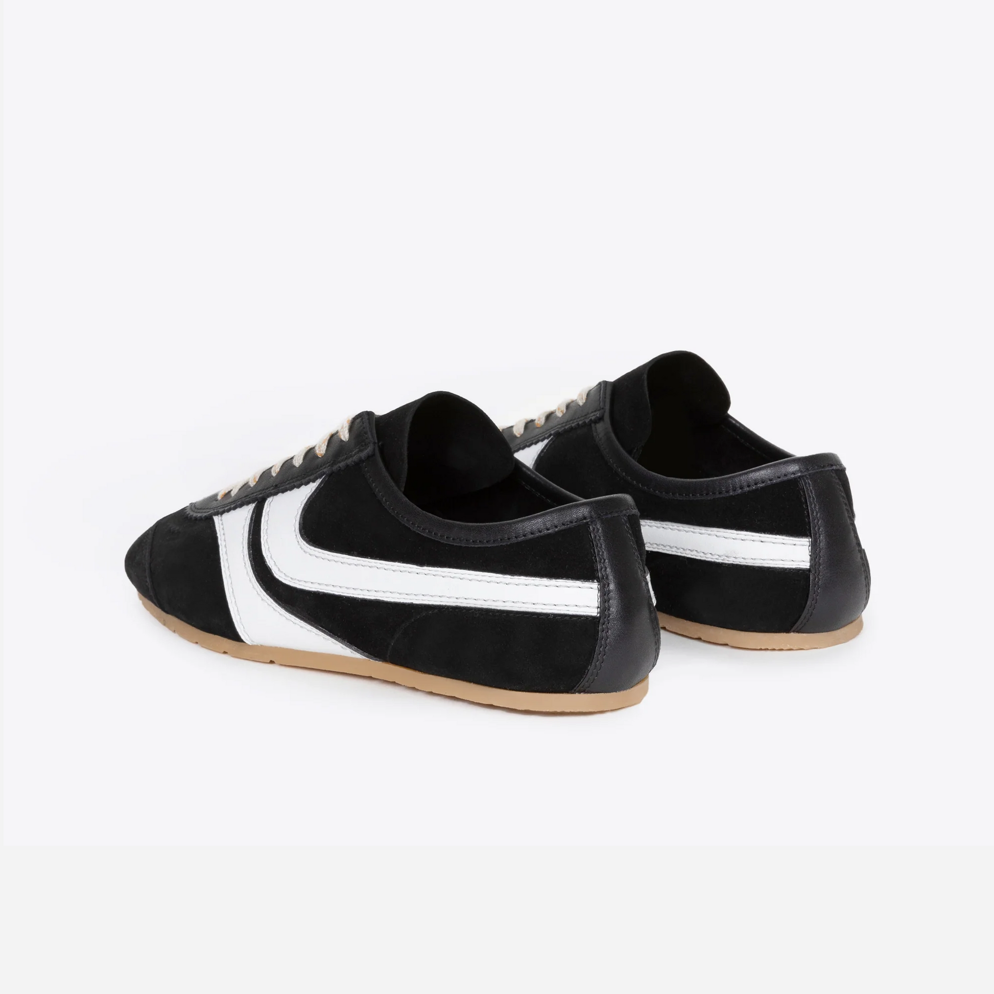 Dries Van Noten Suede Sneakers Black