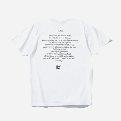 Supreme Corporation Fuck Tee White