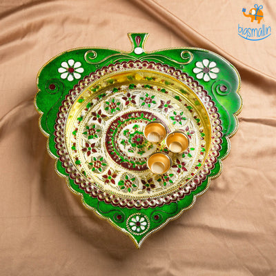 Handcrafted Artisan Pooja Plate